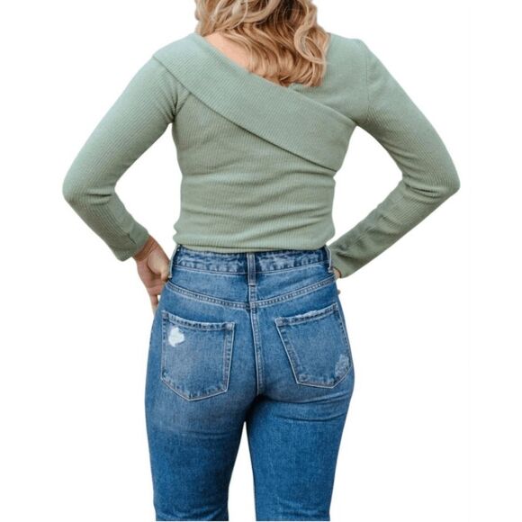 Gilli‎ Long Sleeve Bodysuit Ribbed M - Picture 5 of 5